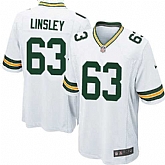 Nike Men & Women & Youth Packers #63 Corey Linsley White Team Color Game Jersey,baseball caps,new era cap wholesale,wholesale hats